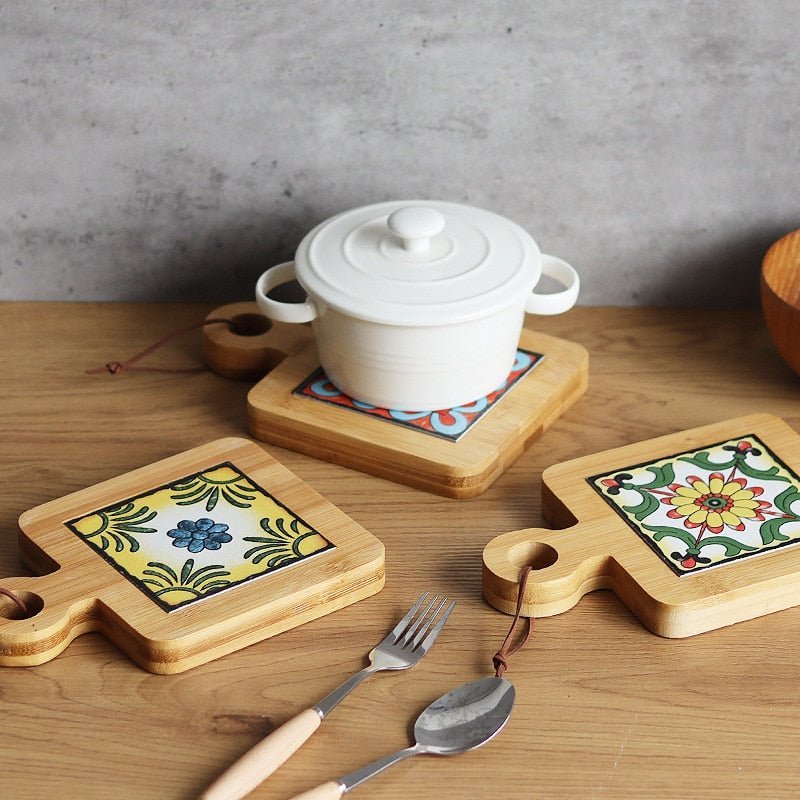 Coffee Mug Bamboo Coaster - TheEcoKitchenPlus