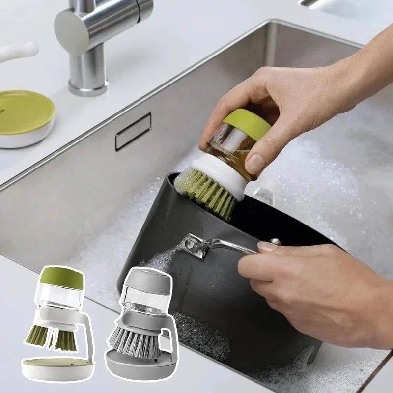 Multifunctional Pressing Cleaning Brush - TheEcoKitchenPlus