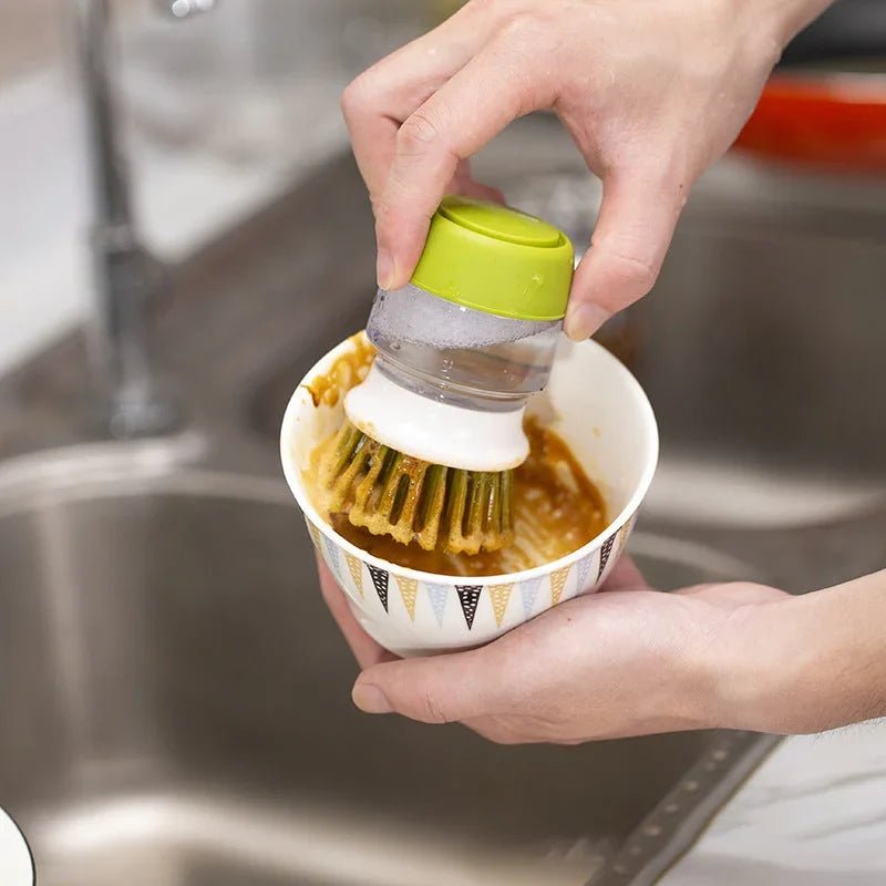 Multifunctional Pressing Cleaning Brush - TheEcoKitchenPlus