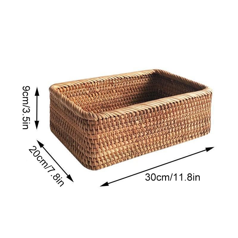 Rattan Wicker Basket - TheEcoKitchenPlus