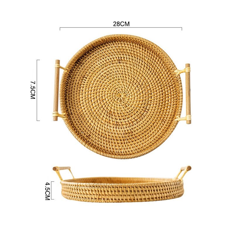 Rattan Wicker Basket - TheEcoKitchenPlus