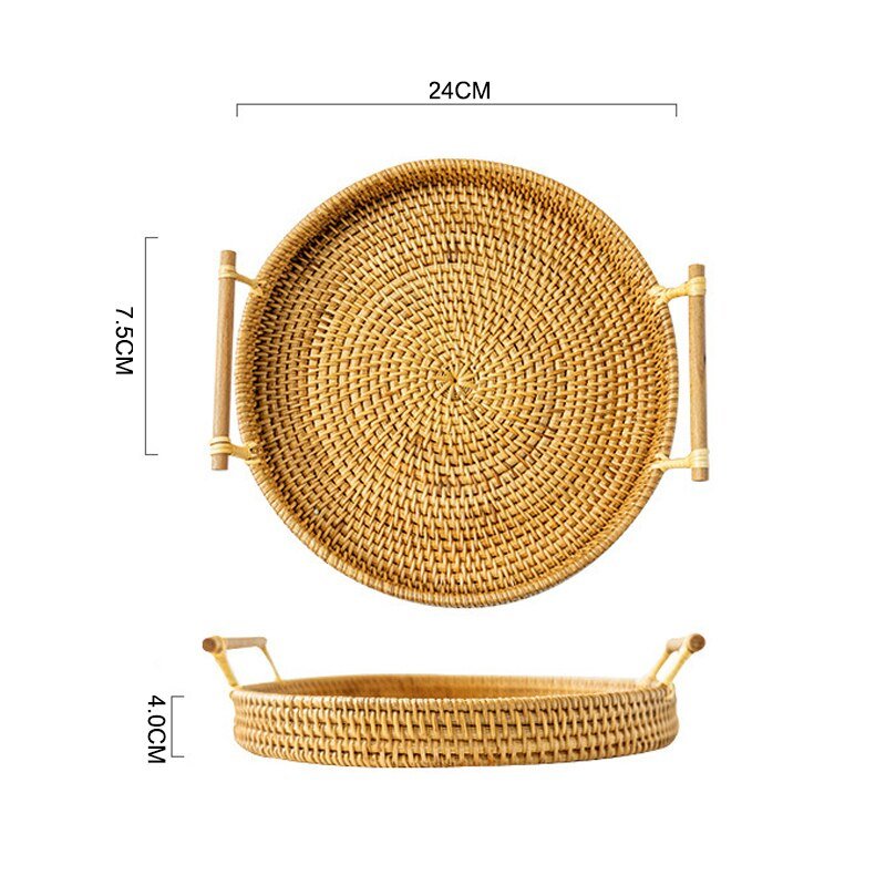 Rattan Wicker Basket - TheEcoKitchenPlus