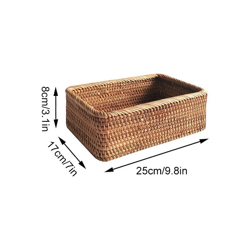 Rattan Wicker Basket - TheEcoKitchenPlus