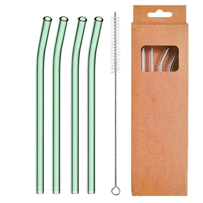 Reusable Glass Straws - TheEcoKitchenPlus