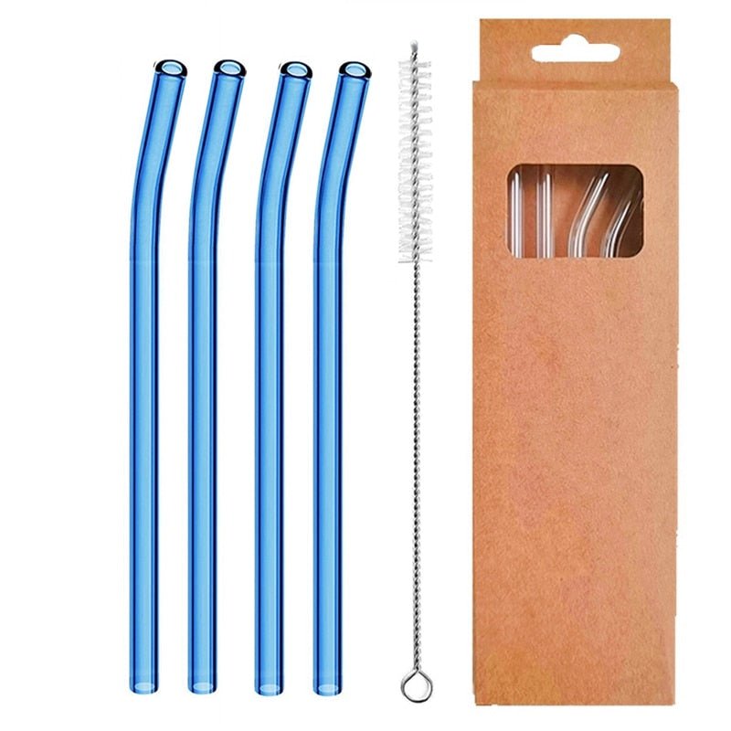 Reusable Glass Straws - TheEcoKitchenPlus