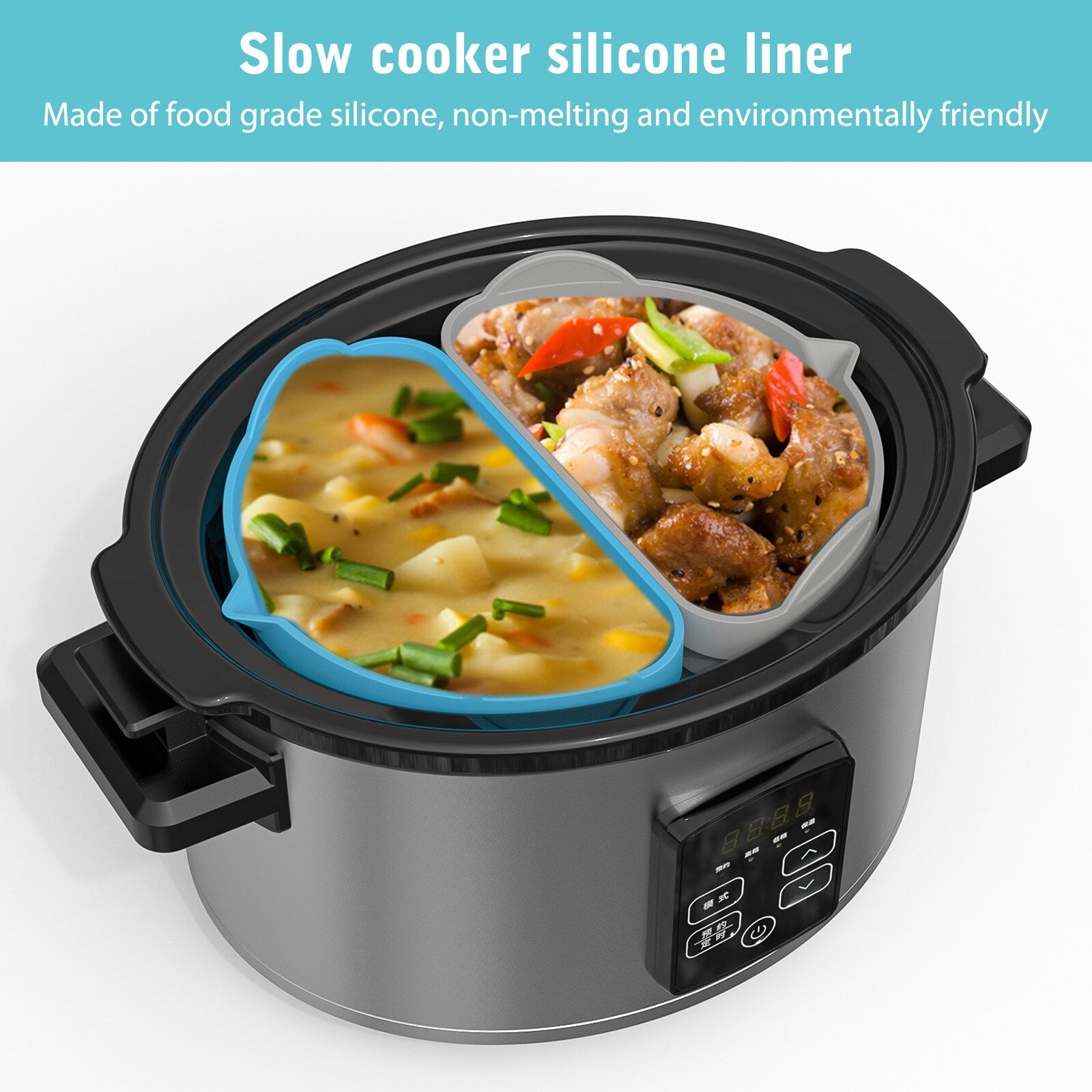 Reusable Silicone Cooker Liner - TheEcoKitchenPlus