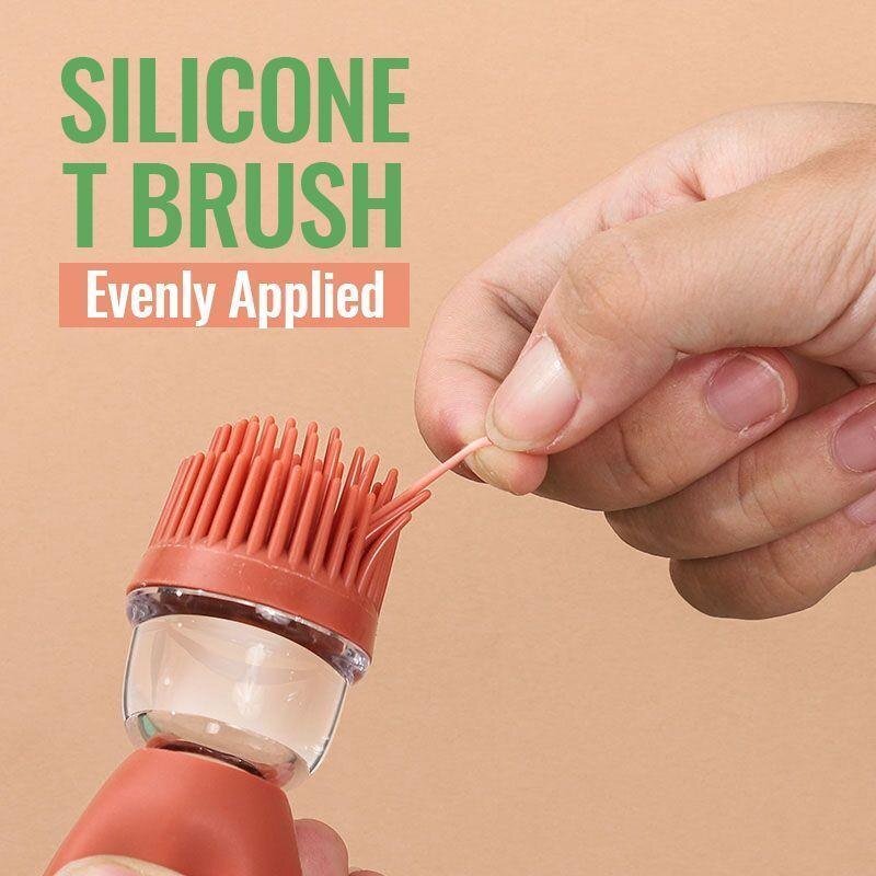 Silicone Oil Brush Bottle - TheEcoKitchenPlus